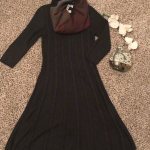 Kasper A-line sweater dress